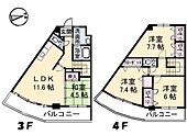 広島市安佐南区中筋1丁目 4階建 築19年のイメージ