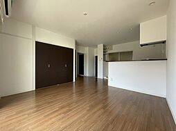 江島マンション 3階1LDKのリビング/ダイニング