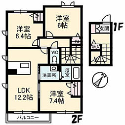 間取図画像 3LDK