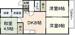 間取図画像 3DK