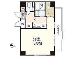 メゾン富士見町 1Kの間取図画像