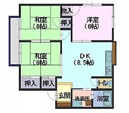 間取図画像 3DK