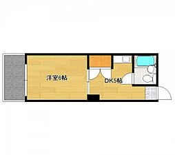 第二品川ビル 1DKの間取図画像