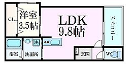 間取図画像 1LDK
