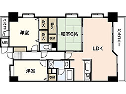 アーバンライフ相田 3LDKの間取図画像