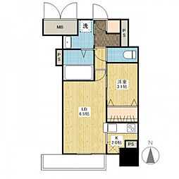 月光鎮守府 1LDKの間取図画像