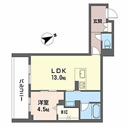 GRANDGREIGE. 1LDKの間取図画像