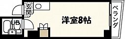 カルム住吉弐番館 ワンルームの間取図画像