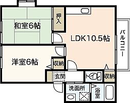 ソレジオカンダ.B 2LDKの間取図画像