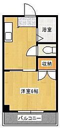 LaGrace壱番館 1Kの間取図画像
