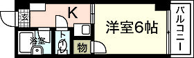 ジョイフリー皆賀  ｜ 広島県広島市佐伯区皆賀3丁目（賃貸マンション1DK・5階・20.00㎡） その2