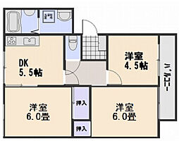 間取図画像 3DK