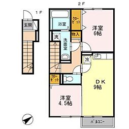 ILIMA 2DKの間取図画像