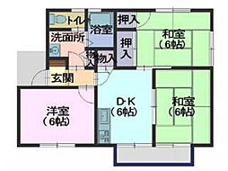 メゾン.T 3DKの間取図画像