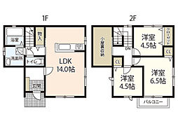 グリーンコート　B 3SLDKの間取り