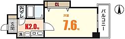 関本大町ビル 1Kの間取図画像