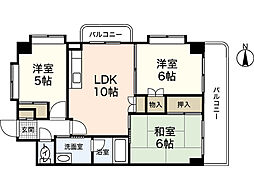 エイトバレー鈴が台 3LDKの間取図画像