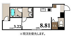 (仮称)MOVE旭園NORITH 1LDKの間取図画像