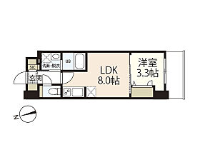 広島県広島市西区中広町1丁目（賃貸マンション1LDK・9階・29.87㎡） その2