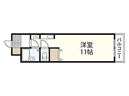 ロワール竹内 ワンルームの間取図画像