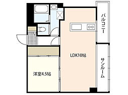 間取図画像 1LDK