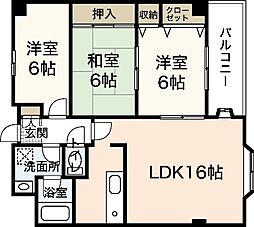 エクセル石井 3LDKの間取図画像