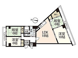 新木谷ビル 4LDKの間取図画像