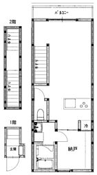 Le Verju ワンルームの間取図画像