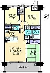 アルファステイツ祇園 3LDKの間取図画像