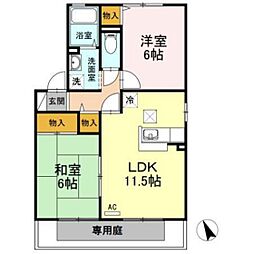 フォルテ・FA 2LDKの間取図画像