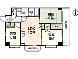 エイトバレー鈴が台 3LDKの間取図画像