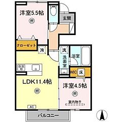 物件の間取り