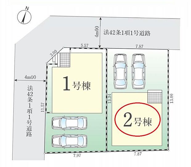 閑静な住環境で、一戸建てが豊富に建ち並ぶエリアです。