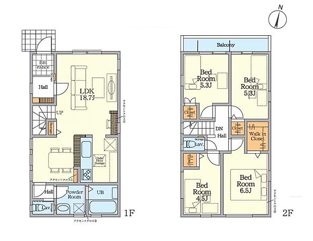 充実した設備が満載で住みやすい一戸建住宅