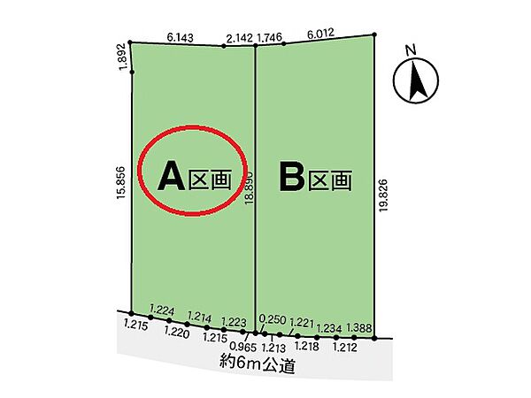 自然とのバランスが良好な区画整理地に位置します