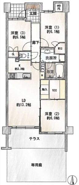 間取り：313004878784