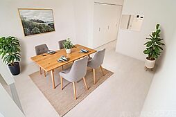 アート星田駅前 1階1LDKのリビング/ダイニング