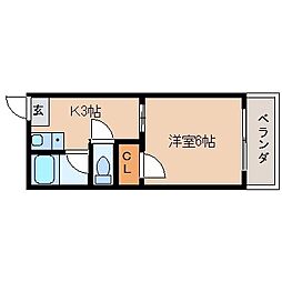 間取図画像 1K