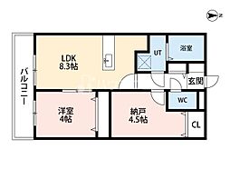 Act池田本町 2LDKの間取図画像