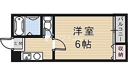 レナトゥス寝屋川 1Kの間取図画像