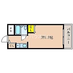 アーバン富士 ワンルームの間取図画像