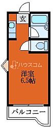 ルートマンション走谷 ワンルームの間取図画像