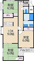 エルピス・旭町 3LDKの間取図画像
