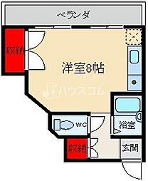 メゾンアキナイ香里 ワンルームの間取図画像