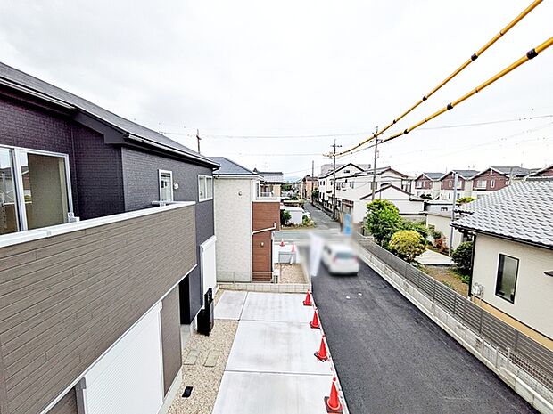 閑静な街並みの眺めは、心も体も落ち着きますね。  