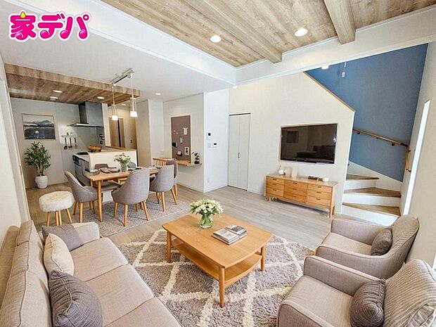 【リビング17.5帖】 ※掲載の家具・小物はCGによるイメージです。実際の販売価格には含まれておりません。