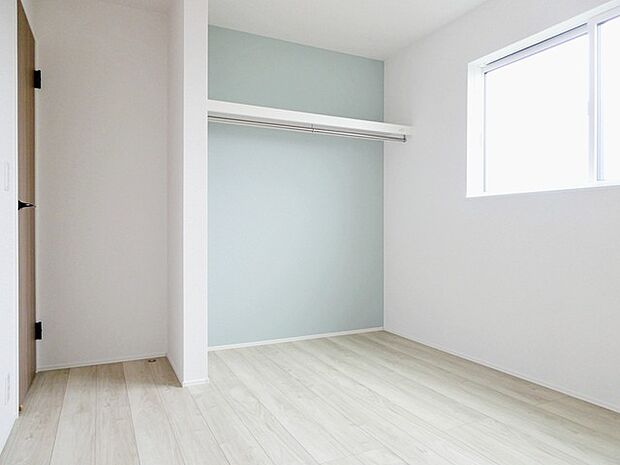 クローゼット付きでいつもお部屋はスッキリ!全居室にある収納スペースは住みやすさへのこだわりです。