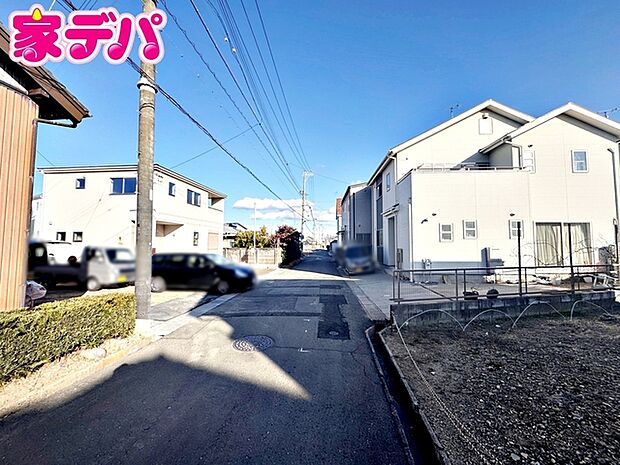 前面道路：南側約4ｍ幅