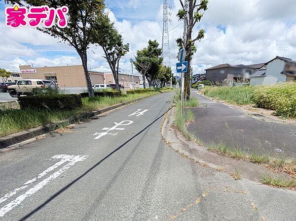 西側周辺道路