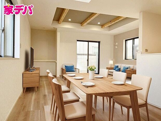 【リビング22帖】 ※掲載の家具・小物はCGによるイメージです。実際の販売価格には含まれておりません。  